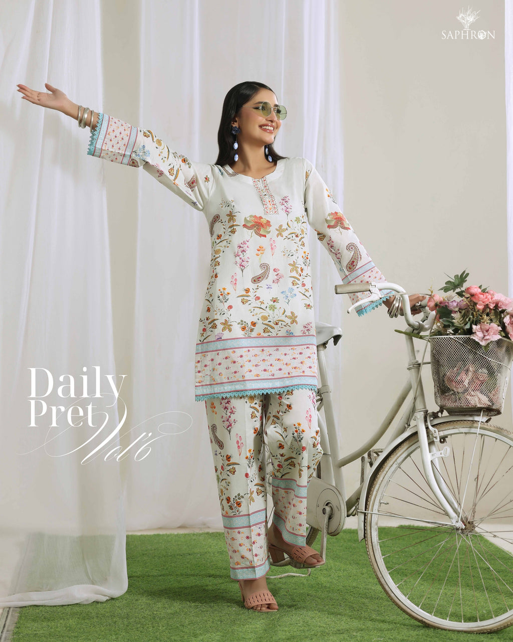 White Blossom Co-Ord Set – Fit&Fabric_wear