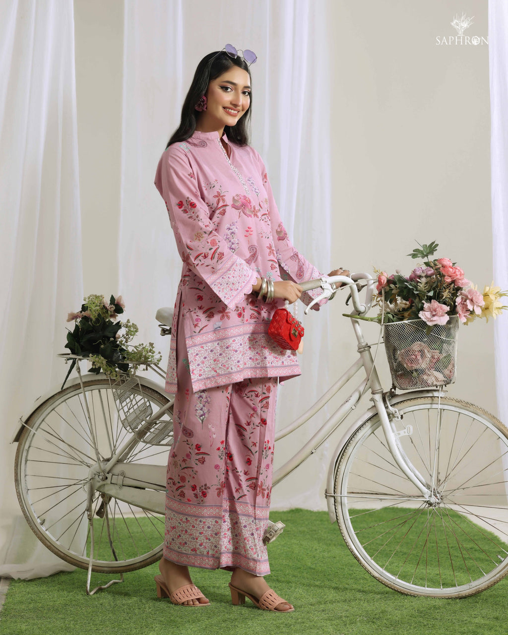 Blush Bloom Cotton Co-Ord Set – Fit&Fabric_wear