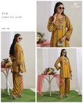 Golden Sun Ethnic Co-Ord Set – Fit&Fabric_wear
