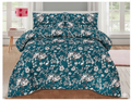 Emerald Bloom – Floral King Size Bedsheet Set