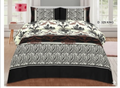 Wild Harmony – Zebra & Floral King Bedsheet Set