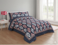 Navy Elegance – Bedsheet Set